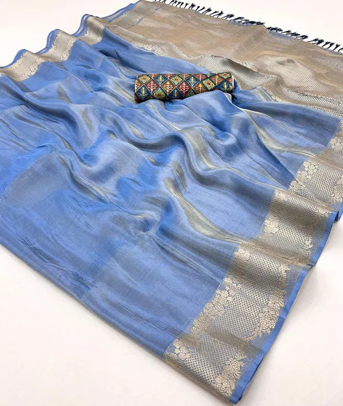 Klaila By Rajtex Zari Tissue Handloom Silk Saree Wholesalers In Delhi